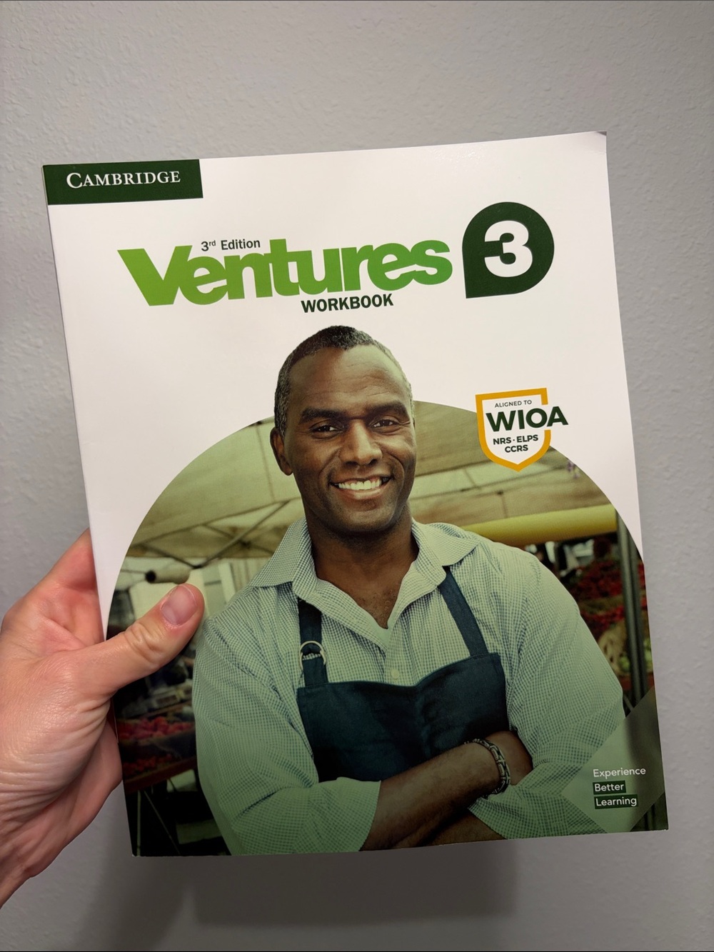 Cambridge Ventures 3 Workbook - Green & White